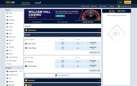 william hill in play betting|will hill sportsbook.